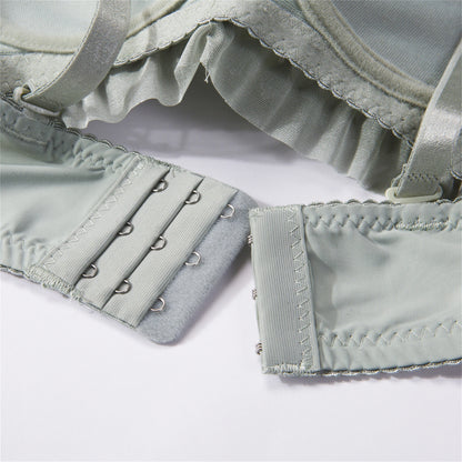 Sexy Bra Set Non-Wired Underwear Female Small Breasts Gathered Push Up Comfortable Girl Beautiful Back Adjustable Lingerie Sets
