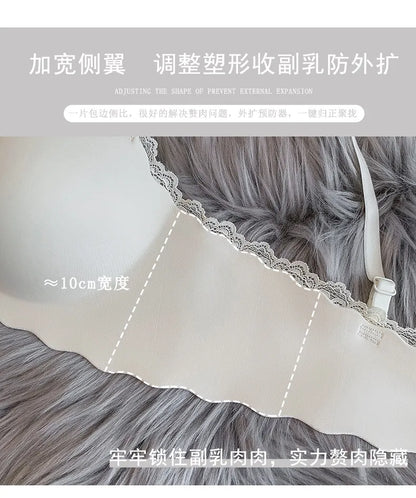 Hot Selling Ladies Push Up Bra Set Seamless Wireless Support Anti-Sagging Comfort Lingerie S-XL for Young Women Soft Daily Wear