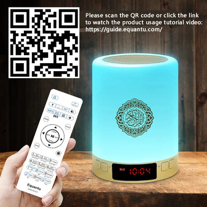 Quran Azan Islamic Muslim Koran Arab Ramadan Wireless Bluetooth Speaker Portable Bright Night Light Holy Lamp Arabic Islam Sound