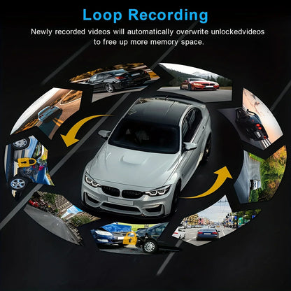 Dual Lens Car DVR FHD 1920*1080P Dash Camera Cabin Dashcam Vehicle Video Dash Cam Drive Recorder Interior Mini Dvrs Black Box