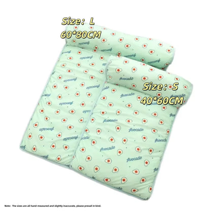 Cooling Dog Mat Summer Pad Breathable Pet Bed Sofa Washable Blanket for Small Medium Large Dogs And Cats