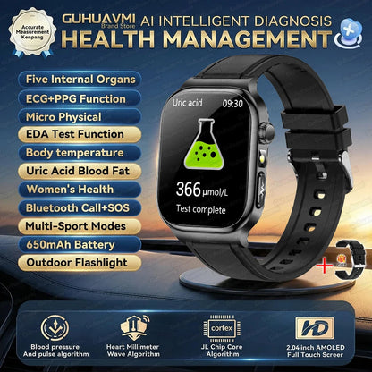 P Health Sport HD AMOLED Screen Call Smart Watches man woman