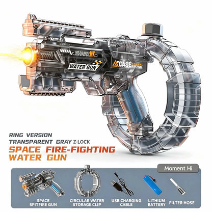 Electric Water Gun Toy Kids Water Squirt Gun High-speed Powerful Shooting Water Gun Toys Outdoor Beach Swim Pool Shooting Game