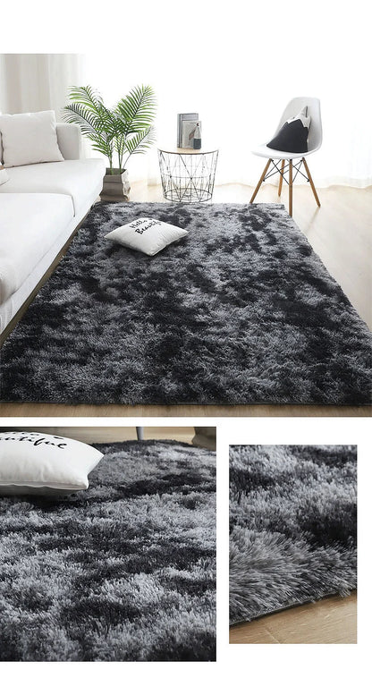 Fluffy Carpets For Living Room Nordic Lounge Rug Houses and Plush Kids Bedroom Bed Down Bedside Carpet Home Decor Furry Mat