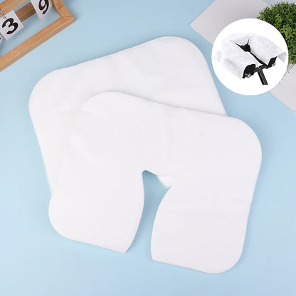 100/200Pcs SPA Face Massage Pad Beauty Salon Massage Headrest Pad Disposable Cotton Pillow Towel Cover Face Skin Care Tool