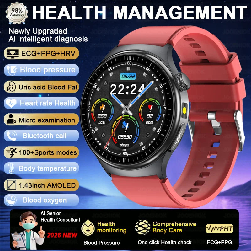 Body Blood Pressure HD Call Waterproof Sports Smartwatches Women