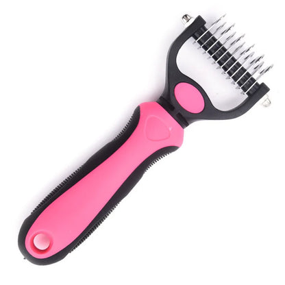 Professional Pet Deshedding Brush Dog Hair Remover Pet Fur Knot Cutter Puppy Cat Comb Brushes Dogs Grooming Shedding Supplies