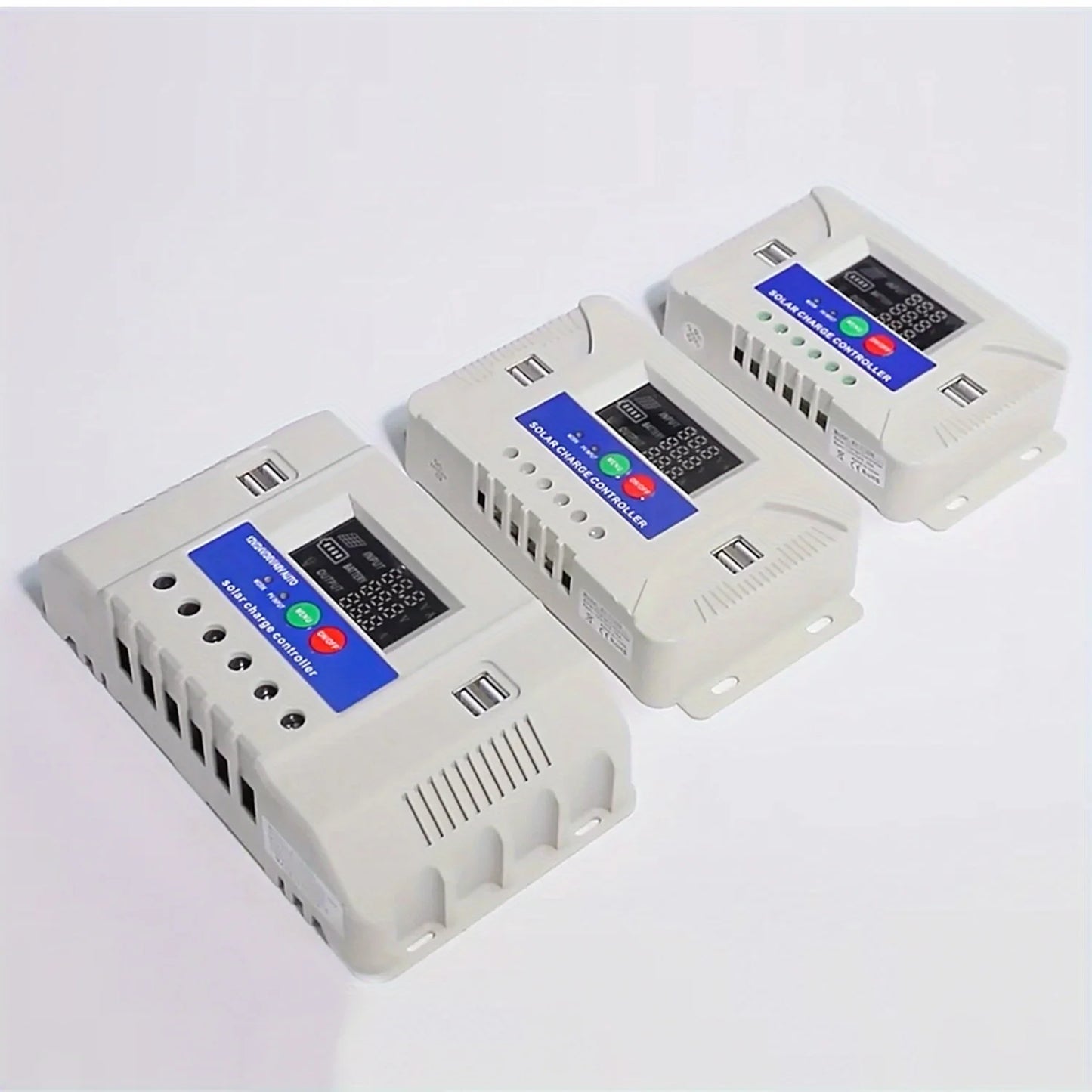 60A Smart Solar Charge Controller 12V/24V/36V/48V Auto,PWM 3-Stage Charging,LCD Display,for Lead-Acid/AGM/Gel/Li-ion/LiFePO4
