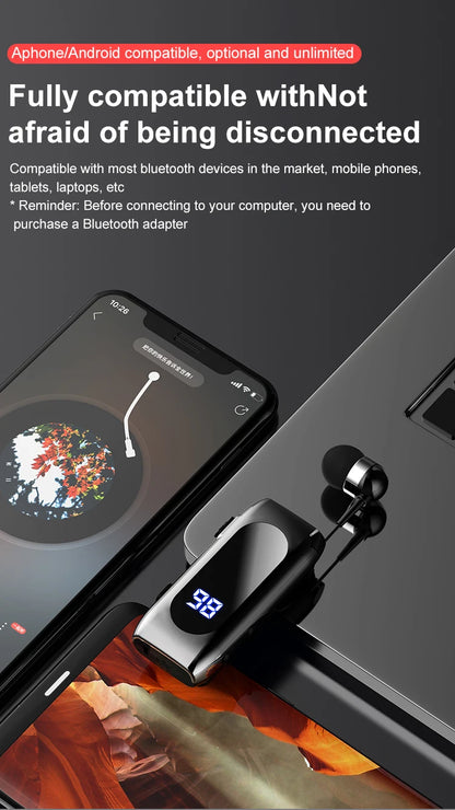 2023K55 Talk Time 20 Hours Headset  Call Remind Vibration Sport Clip Driver Auriculares Earphone PK F920