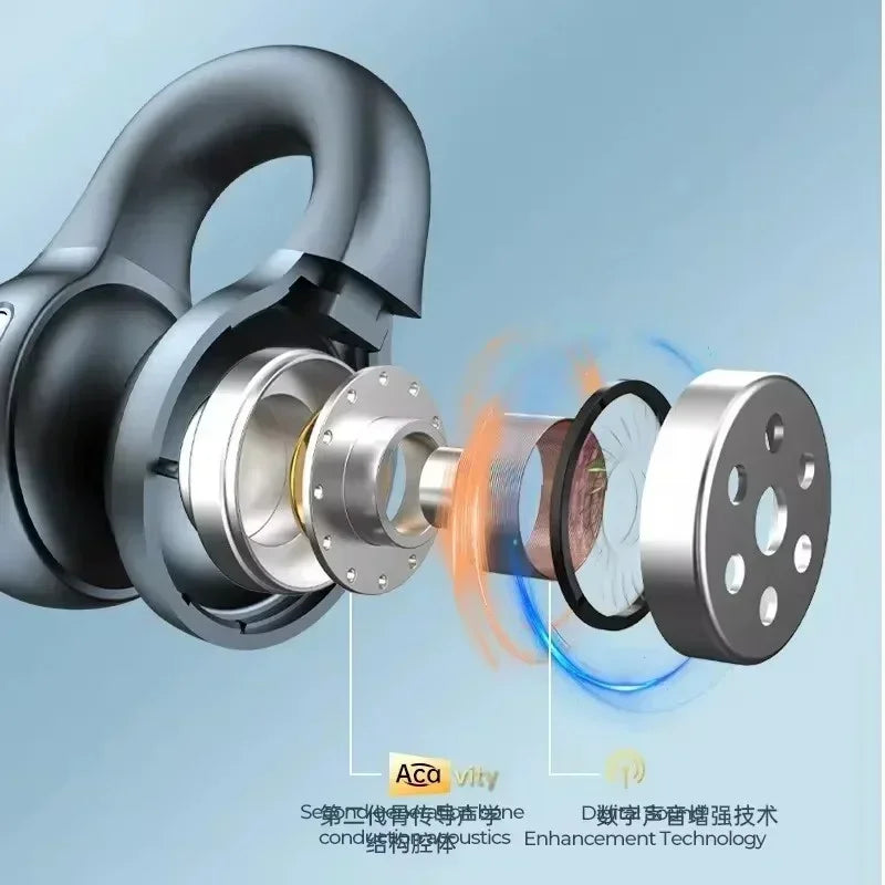 NEW X58 Wireless Earphones Noise Reduction Bluetooth LDE Power Display Earbuds in-Ear Headsets with Mic Touch Control for Phone