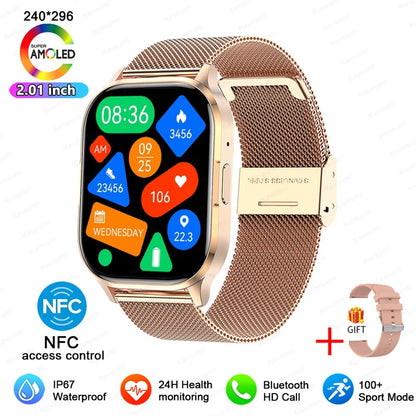 Ultra Thin Smart Watch Man Women Screen Always Display Time Sports