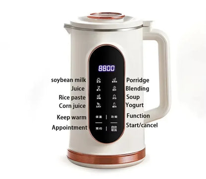 TINSOL 1500ml Multifunctional Wall Breaker 10 Blade Blender 304 Stainless Steel Inner Soymilk Maker Breakfast Machine