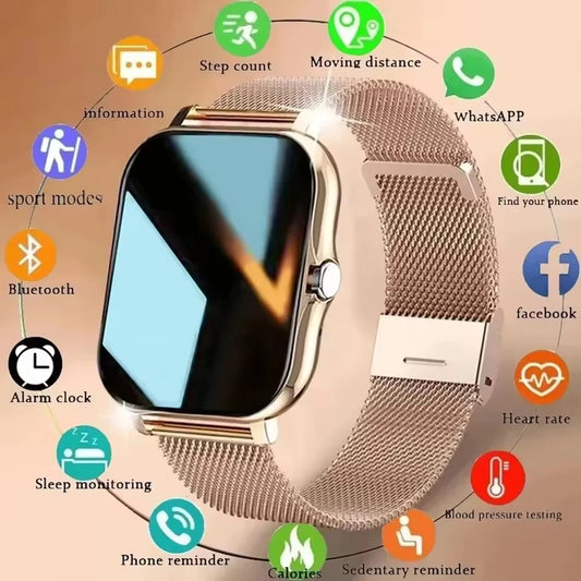 Smart Watch 1.83" Hd Screen Bluetooth Call Heart Rate Blood Oxygen