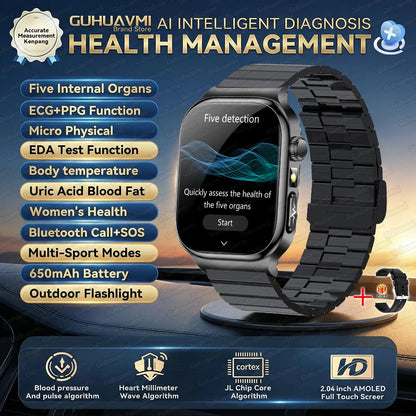 P Health Sport HD AMOLED Screen Call Smart Watches man woman