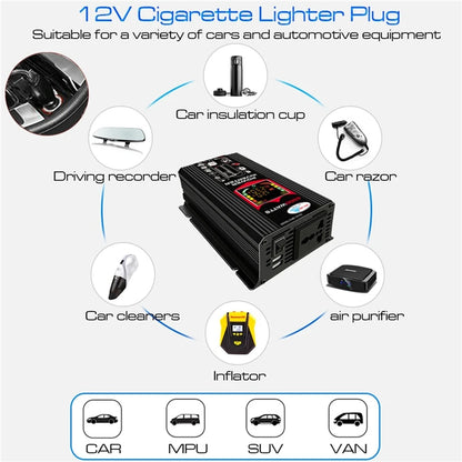110/220V Solar Power System 18W Solar Panel Battery Charge 30A Controller 6000W 12V 220V Inverter Complete Power Generation Kit