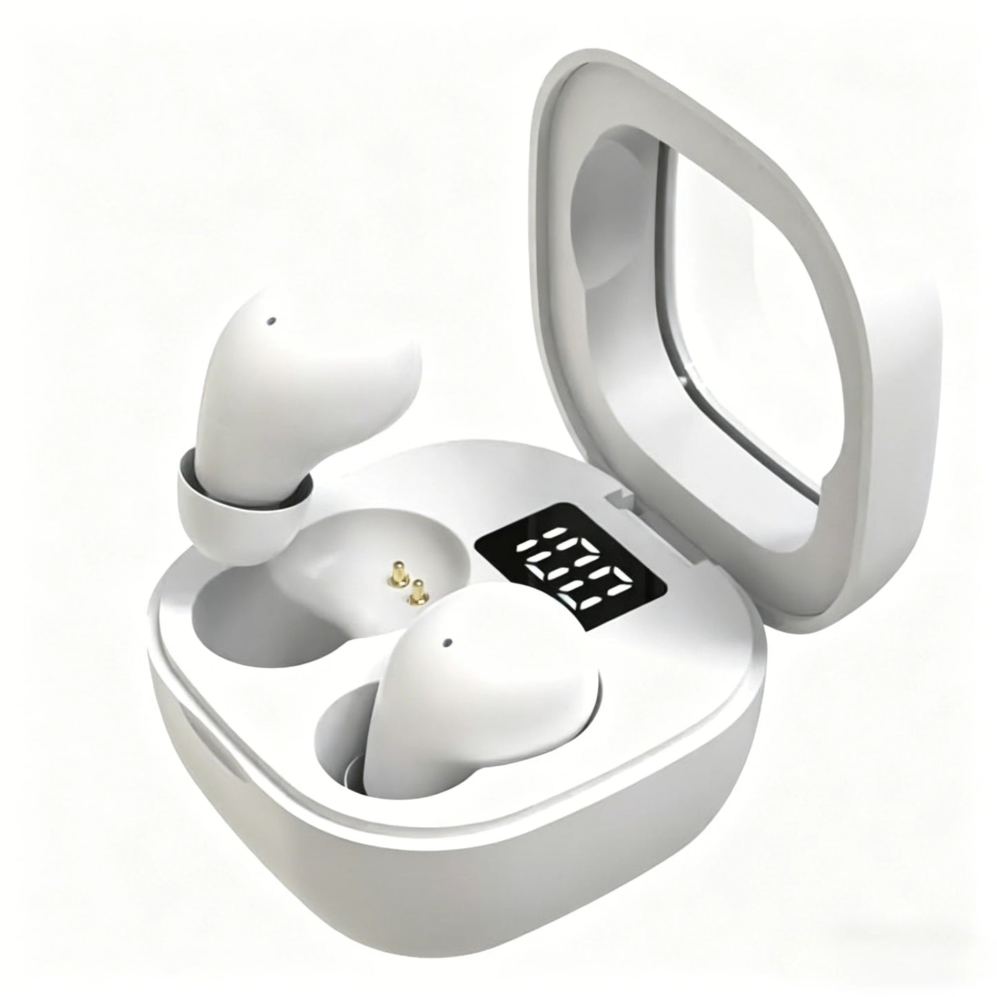 Cute Mini Invisible Earbuds Bluetooth 5.3 Wireless Earphones HIFI Stereo Noise Reduction Heasets with Microphones Headphones