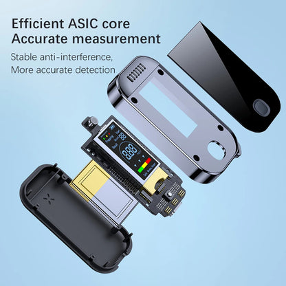 With LCD Display USB Rechargeable NEW Digital Breath Alcohol Tester Professional Breathalyzer Electronic Alcohol Tester Keychain
