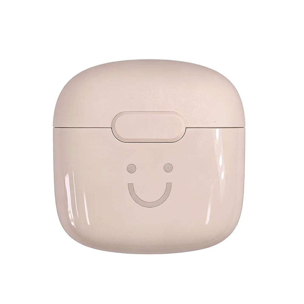 Cute Smile Macaron TWS Bluetooth Earphones Half In-Ear Wireless Headphones Long Battery Life Fashion Headset For Girls Students