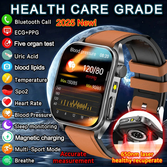 2026 New Smart Watch laser therapy health conditioning Blood oxygen