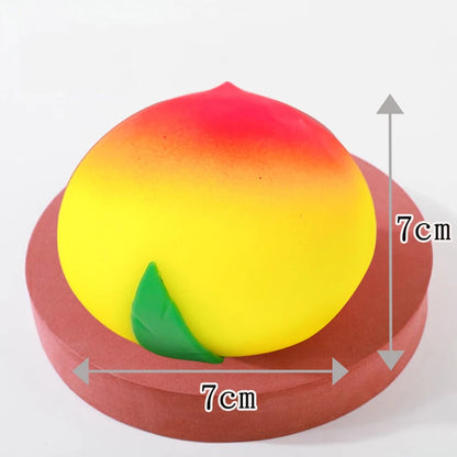 14 Styles Mixed Squishy Toys Bread Butter Cheese Fruit Series Slow Rebound Squeeze Stress Balls Cute Food Fidget Toy Anxiety Relief Decompression Gift For Kids Adults
