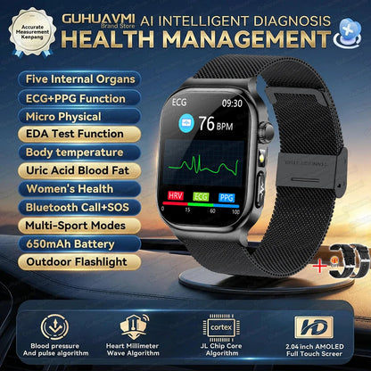 P Health Sport HD AMOLED Screen Call Smart Watches man woman