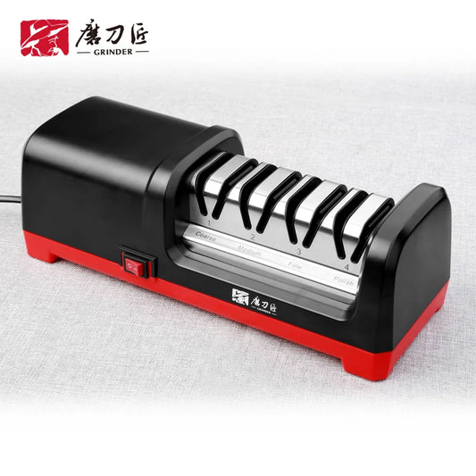 TAIDEA Professional Electric Knife Sharpener EU PLUG Grit 360/600# and Polishing Sharpening Stone GrindStone Power 18W