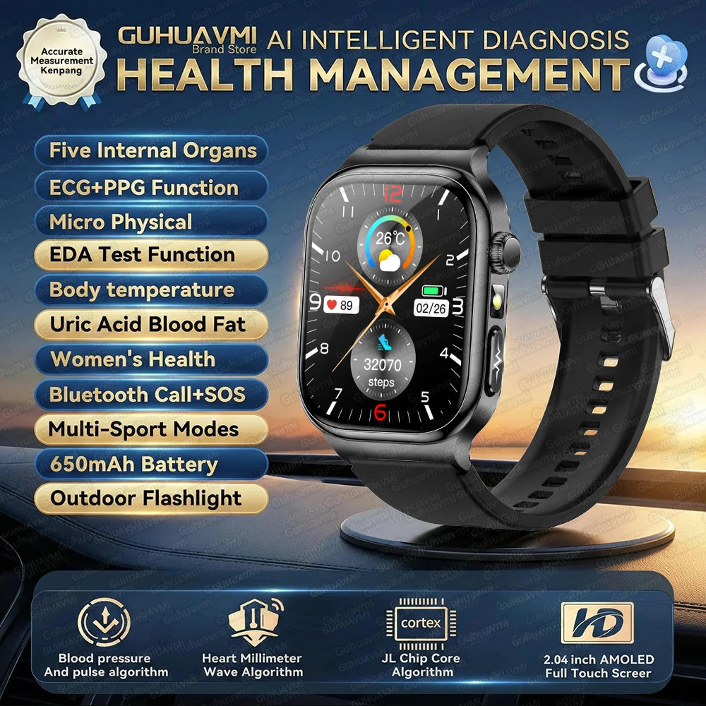 P Health Sport HD AMOLED Screen Call Smart Watches man woman