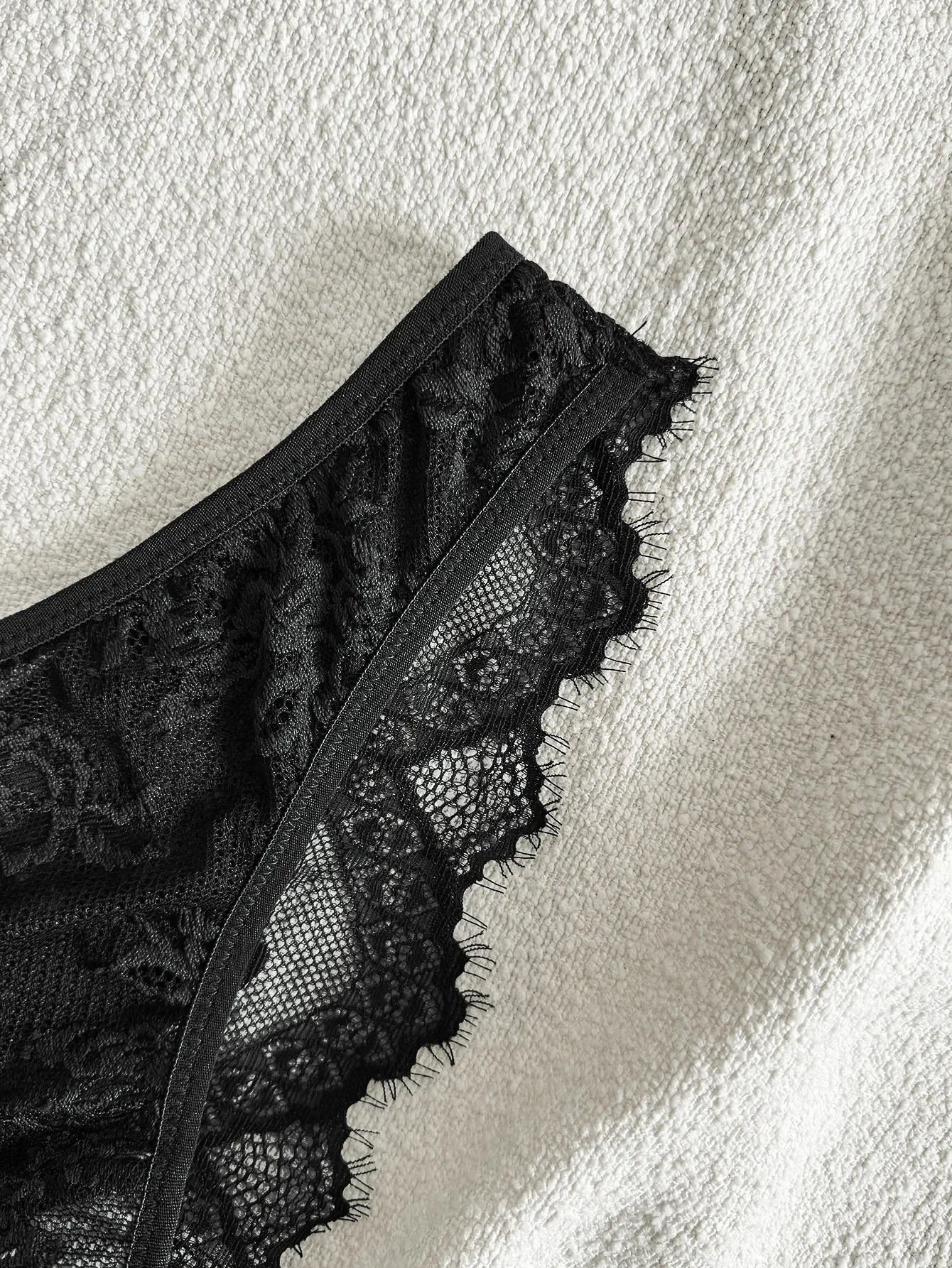 Women's Sexy Push Up Bra & Brazilian Panties Set - Lace Underwire Sheer Mesh Lingerie, Adjustable Straps Comfort Fit for Daily