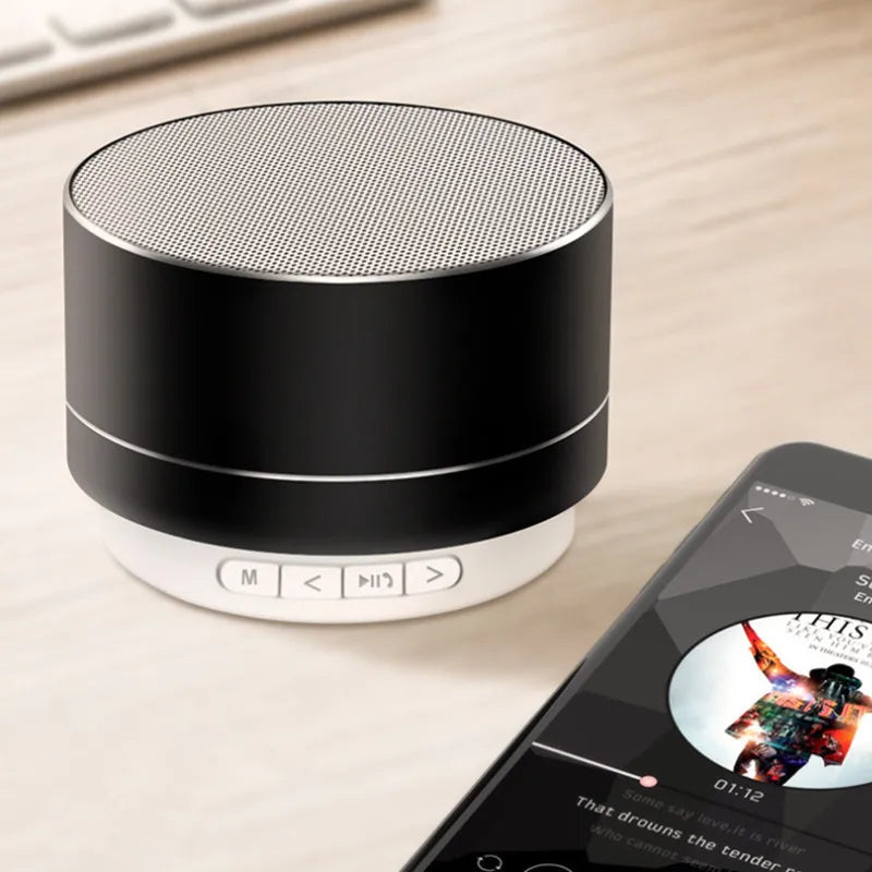 A10 Outdoor Subwoofer Mini Portable Speaker FM Radio Music Speaker Aluminum Alloy Wireless Bluetooth Small Speaker For Outdoor