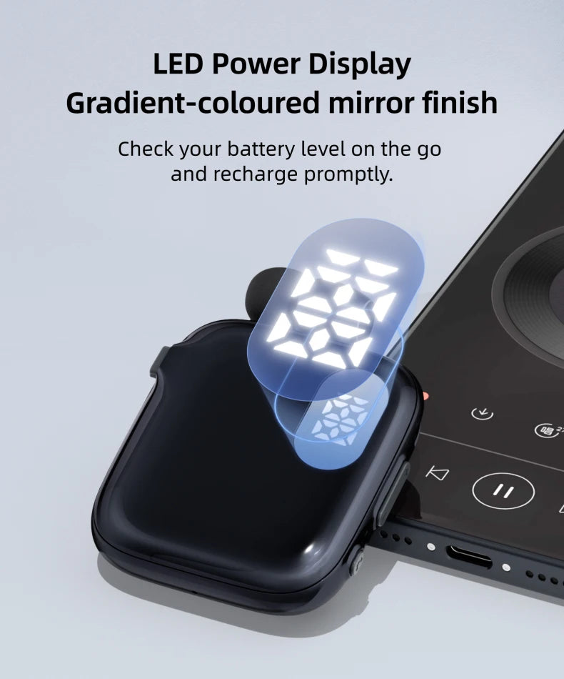 90H Playtime Bluetooth Headset V6 ENC Noise Canceling LED Power Display Retractable lapel clip Earphone for Meeting Driving K91