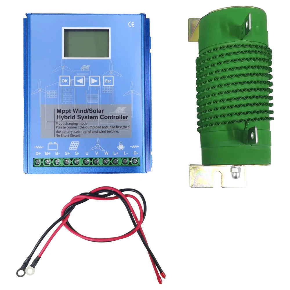 5KW 10KW 15KW 20KW MPPT Wind Solar Charge Controller 5000W 12V 24V 48V Volts Hybrid Regulator for Wind Turbine Windmill Battery