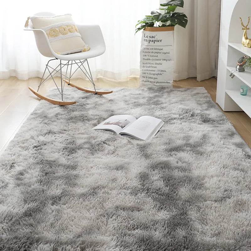Fluffy Carpets For Living Room Nordic Lounge Rug Houses and Plush Kids Bedroom Bed Down Bedside Carpet Home Decor Furry Mat