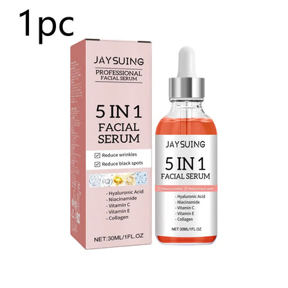 5 In 1 Fade fine lines Firming Face Serum Blemish Pigmentation Reducing Beauty Serum Removal Moisturising Skin Firming Blemish