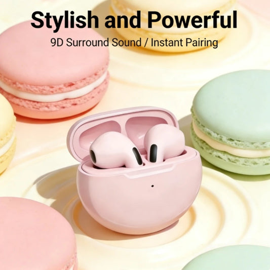 Pro 6 TWS Wireless Headphones with Mic Fone Bluetooth Earphones Sport Earbuds Running Pro6 Headset