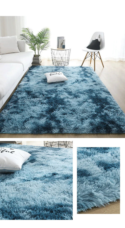 Fluffy Carpets For Living Room Nordic Lounge Rug Houses and Plush Kids Bedroom Bed Down Bedside Carpet Home Decor Furry Mat