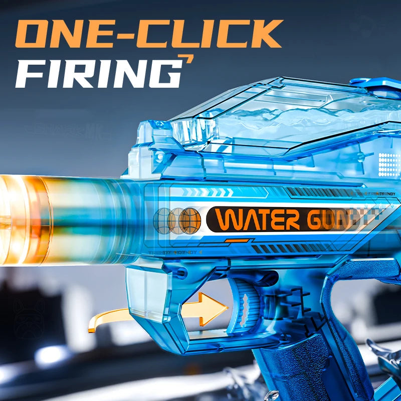 Electric Water Gun Toy Kids Water Squirt Gun High-speed Powerful Shooting Water Gun Toys Outdoor Beach Swim Pool Shooting Game