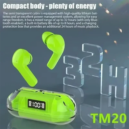 TWS Headphones Earbuds Bluetooth Earphones Wireless Headset Wholesale New Women Sport Men Smart Display Stereo Microphone