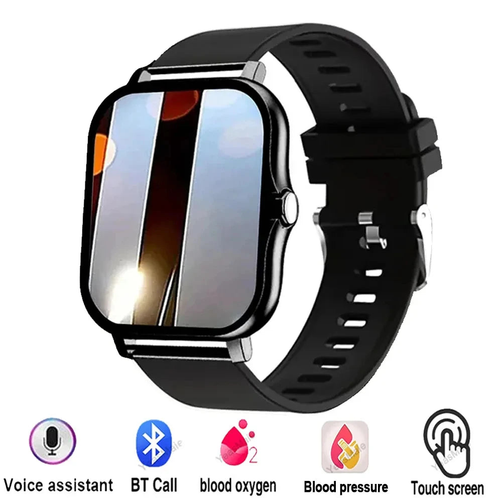 Android/IOS Phone Wireless Call AI Voice Assistant Multi Sport Modes Watch Waterproof Men Women Gift