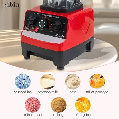 Home multifunctional blender, juicer, food processor, with multiple safety protections, silent operation, and easy cleaning