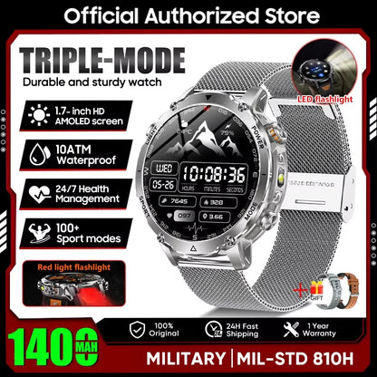 Smart Watch IP68 Waterproof Sports Run tracker Outdoors Compass Military Smartwatch