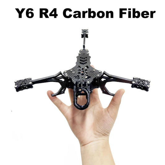 Y6R4 4inch FPV Drone Frame Kit Carbon Fiber Racing Drone Quadcopter Freestyle INAV Beatflight F722 Ardupilot Flight Control