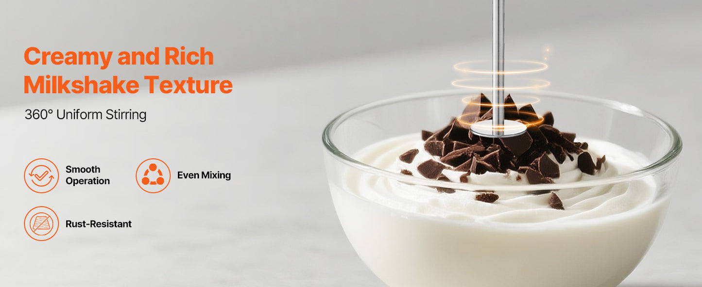 SucceBuy Milkshake Maker 100W Single Head Drink Mixer Blender Machine Dual-Speed Adjustment Milkshake Blender for Home Kitchen